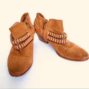 Sam Edelman Posey Booties Whiskey